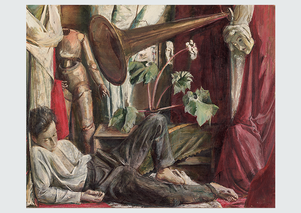 Martin Lauterburg, Der Maler, 1928, Öl auf Leinwand, 137 x 170 cm, Kunstmuseum Bern. - 