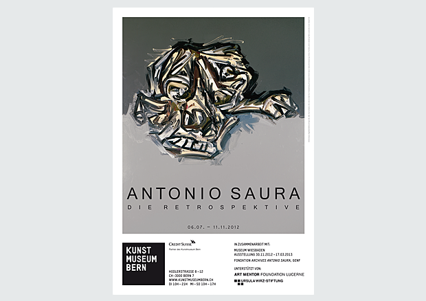Antonio Saura, Imaginäres Bildnis von Goya 3.85, 1985, Öl auf Leinwand
195 x 159,5 cm, New York, Privatsammlung.
 - © 2012, ProLitteris, Zürich / Succession Antonio Saura, www.antoniosaura.org, 2012