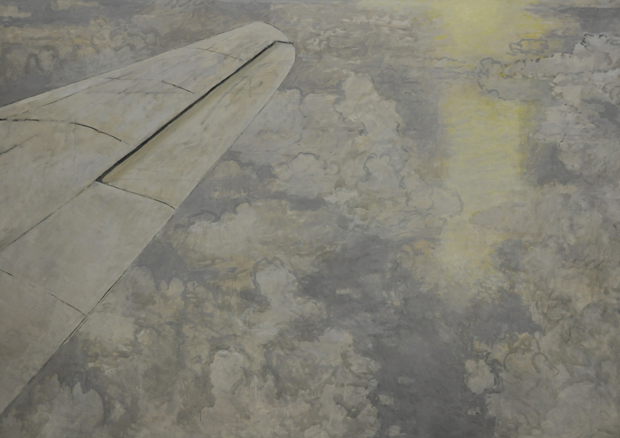 Victor Surbek, Wolkenflug, 1960. Öl auf Leinwand, 140.2 x 210 cm, Kunstmuseum Bern. Schenkung aus dem Nachlass Victor Surbek und Marguerite Frey Surbek - 