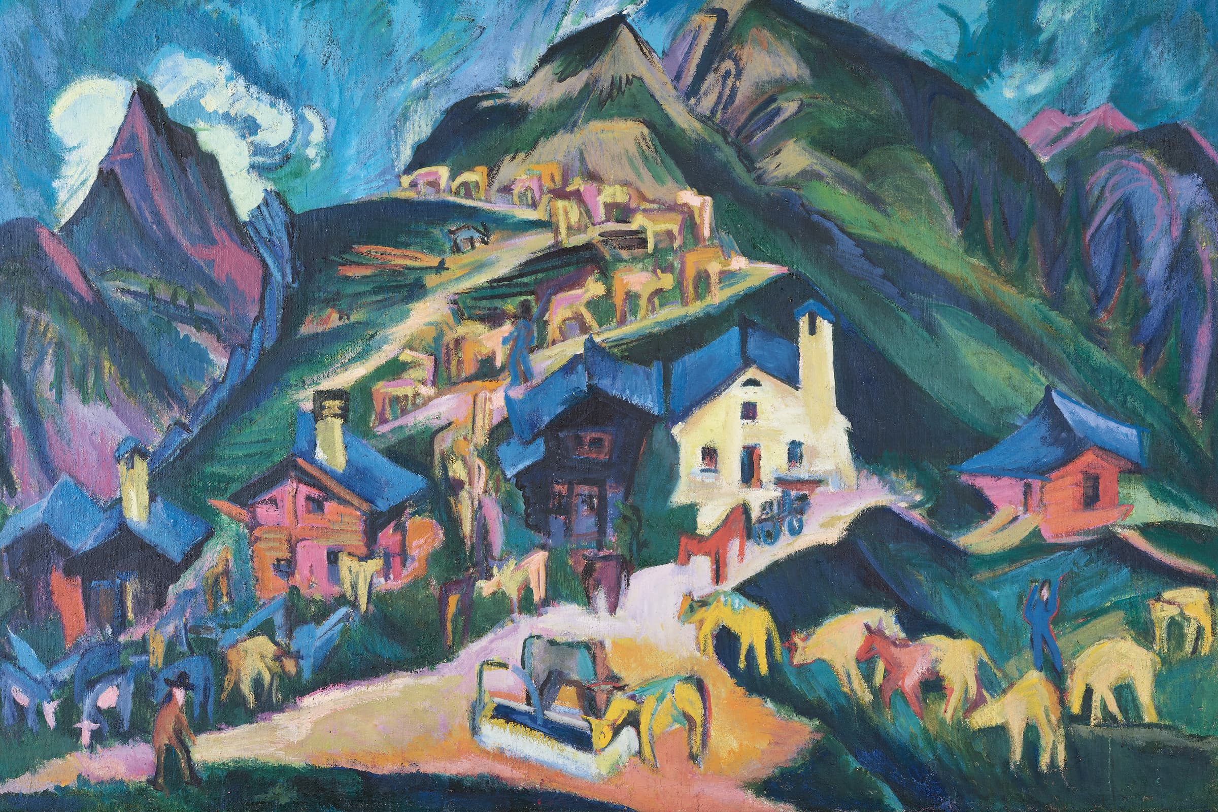 Alpaufzug von Ernst Ludwig Kirchner