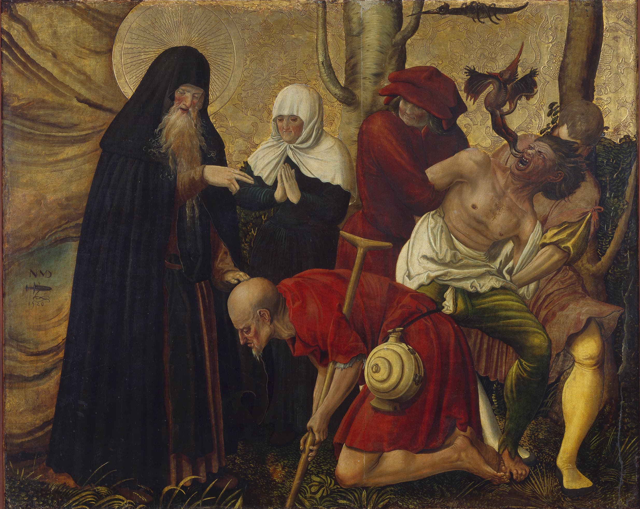 Der heilige Antonius heilt Kranke und Besessene, 1518–1520