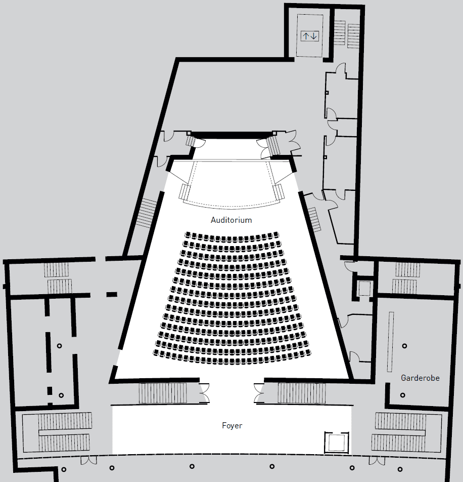 Grundriss Auditorium