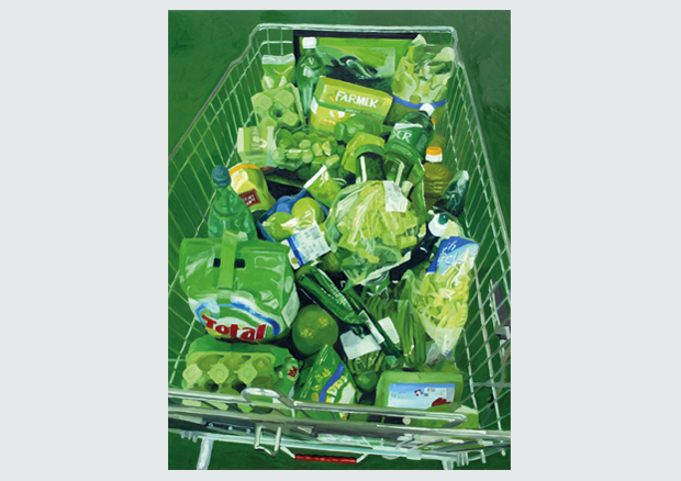 Pat Noser, «Migros grün», 2008 Öl auf Leinwand, 200 x 150 cm
Kunstsammlung Migros Aare - 